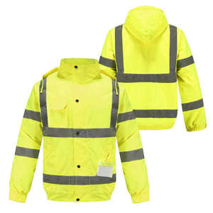 <b>Waterproof</b> Lightweight Reflective <b>Hi</b> <b>Vis</b> Construction Safety <b>Jacket</b> for Men Reasonable Price Best Safety Men's <b>Jackets</b> - Product Image 3
