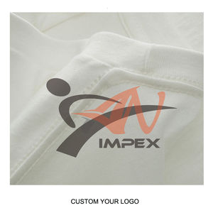 Camiseta de Algodón de Cuello Redondo con Logotipo Personalizado de Alta Calidad para Hombre y Mujer, Estilo Informal, Uniforme de Trabajo Diario con Diseño de Logotipo Impreso - Product Image 3