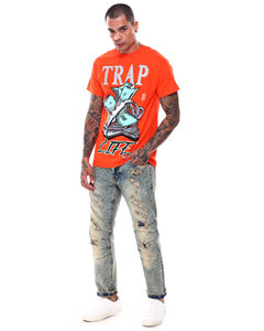 Venta al por mayor de los hombres de color naranja sólido 100% algodón transpirable Boxy Fit Private Label DTG Impreso O-cuello Hombres Camisetas Ropa al aire libre - Product Image 2