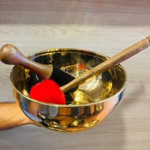 Handcrafted Traditional Style <b>Bronze</b> Metal Sound Bowl for Daily Practice Buddhist Chakra Alignment with Craftsmanship - Product Image 1