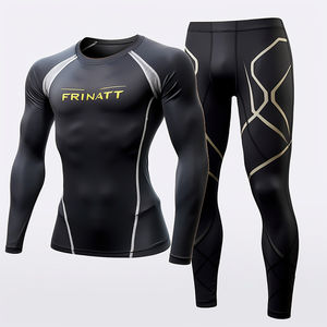 Vente en gros de rashguards MMA à manches courtes de haute qualité 100% coton, vêtements imprimés personnalisés, ensemble de rashguards pour hommes - Product Image 6