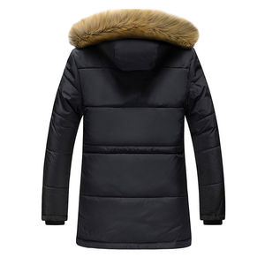 Logo personnalisé pour hommes coupe-vent parka d'hiver nouvelle mode vêtements d'extérieur décontractés réversible imperméable caractéristique grande taille coton - Product Image 3