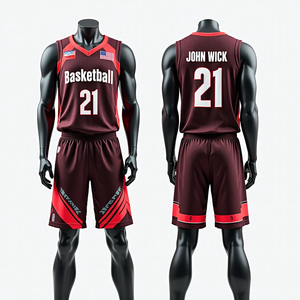 Uniformes de Baloncesto Sublimados Personalizados RTS de Alta Calidad, Ropa Deportiva para Hombre, Camisetas de Baloncesto Transpirables de Secado Rápido - Product Image 1