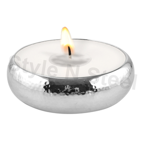 เชิงเทียนโลหะสแตนเลส6 T-light อุปกรณ์ตกแต่งบ้านเทศกาลคริสต์มาสเป็นมิตรต่อสิ่งแวดล้อม - Product Image 6