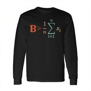 Camiseta de manga larga con diseño de fórmula para profesores de matemáticas y estudiantes - Product Image 2
