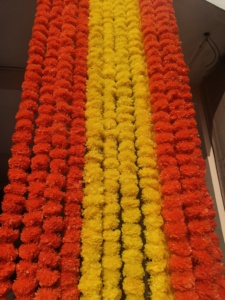 Marigold Bandarwal Fleur Artificielle Sud Indien De Mariage Décor À La Maison Porte Valance Réutilisable pour La Fête Des Mères Saint Valentin - Product Image 5