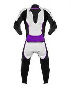 Costume de moto de course personnalisé pour hommes en cuir de vachette professionnel de haute qualité Taille XL Personnalisable Nom de l'équipe de Motocross sur pantalon One & Two - Product Image 3