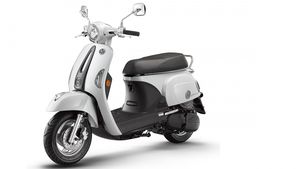 Accesorio original Kymco ~ Cubierta Izquierda a rayas, para muchos 50/100/110 , OEM NO. G86232-LKC7-710-T01 - Product Image 3