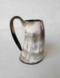 Cuernos Vikingos Originales Hechos a Mano, Jarra Vikinga, Taza de Cerveza Única de Inspiración Medieval, Taza de Buey Hecha a Mano - Product Image 4