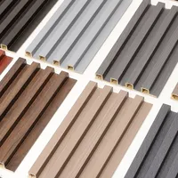 Precio de fábrica de alta calidad 3D Diseño interior Revestimiento de paredes Fabricantes Almacén Panel de pared de PVC WPC integrado