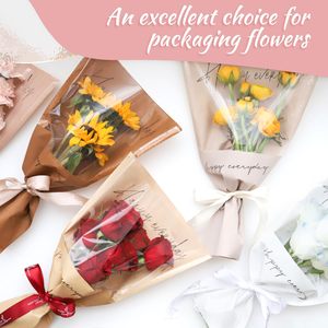 Hot Sale Cheap Recyclable Custom Multi Color Waterproof Kraft <strong>Paper</strong> Flower Bouquet <strong>Clear</strong> Flower <strong>Wrapping</strong> <strong>Paper</strong> for Packaging - Product Image 4