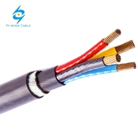 Cable VAV XLPE SWA PVC, Cables de Alimentación Subterráneos Blindados, 4x25mm 4x70mm2 4x240mm 4x50mm2, Conductor de Cobre, Bajo Voltaje