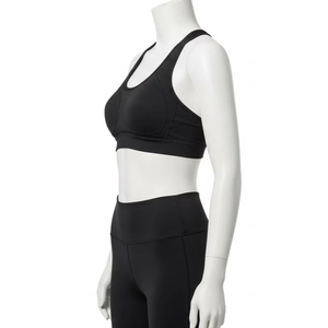 Sujetador Deportivo de Secado Rápido, Nailon y Elastano, Ajuste Elástico, Corte Automatizado, Suave, Transpirable, con Soporte, Ropa Deportiva para Mujer, Gimnasio, Entrenamiento - Product Image 5