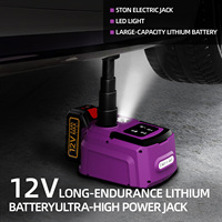Cric hydraulique portable professionnel WANPU T670 5 tonnes 21V à batterie lithium rechargeable pour levage d'urgence de véhicules lourds