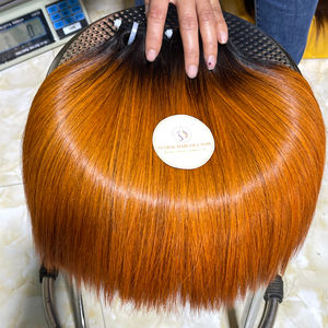 Extensiones de Cabello Humano Virgen Brasileño Remy con Cierre, Doble Trama a Máquina, Todos los Colores - Product Image 1