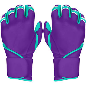 Gants de frappe de baseball de softball en cuir personnalisés haut de gamme écran tactile confortable antidérapant résistant à l'usure respirant OEM - Product Image 1