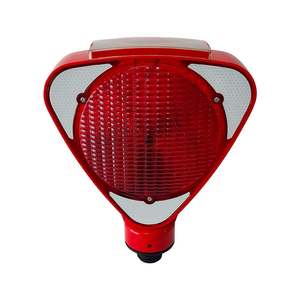 Juego de 5 Lámparas LED Solares Intermitentes Rojas, Productos de Señalización de Tráfico - Product Image 2