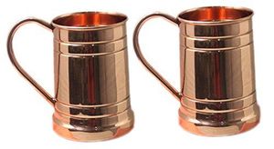 Tasse classique en cuivre pur à 100 %, faite à la main, de haute qualité, pour boissons, hôtel, bar, maison, école - Product Image 2