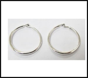 Silver 925 Organic <b>Sleeper</b> Hoop <b>Earring</b> Design Jewelry Wholesale Factory in Thailand - Product Image 1