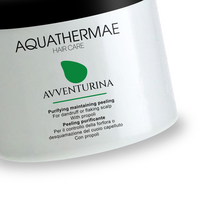Exfoliante Vegano Herbal Nutritivo Hecho en Italia para Cuero Cabelludo Graso, Tratamiento Limpiador y Desintoxicante con Control de Grasa