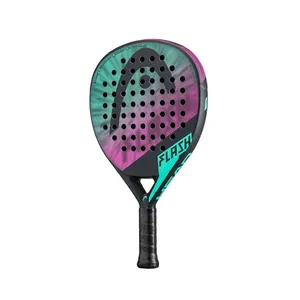 Vente en gros de raquettes professionnelles personnalisées en fibre de verre 3k 12k 18k Carbon Tennis Paddel Padel Tennis