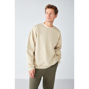 Sweat-shirt à col rond en coton biologique ultra doux pour homme GRIMELANGE Stephan, coupe ample - Product Image 3