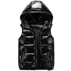 Gilet matelassé personnalisé de haute qualité pour hommes, nouvelle mode d'hiver avec capuche, style streetwear, coupe-vent épais pour hommes, hiver - Product Image 5