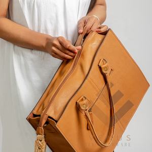 Sac à main en cuir véritable fourre-tout à franges Logo personnalisé Style occidental du Sud sac à main pour femme résistant à l'eau été automne - Product Image 2