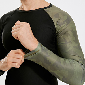 Ensemble de survêtement de compression pour homme, comprenant un t-shirt et un pantalon de compression, sous-vêtements thermiques, vêtements de fitness - Product Image 4