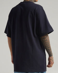 Hombres camiseta de gran tamaño Premium Drop Shoulder Streetwear Casual moda algodón Tee OEM personalizado directo de fábrica al por mayor - Product Image 2