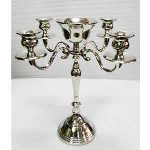 พรีเมี่ยมที่ทันสมัยที่มีคุณภาพที่ขายดีที่สุดอลูมิเนียมยืนเทียนสไตล์วินเทจหรูหรายืนเทียนอลูมิเนียมขัดสูงยืน - Product Image 3