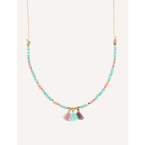 CUCOCUCA Collana girocollo fatta a mano 128250350 con cristalli e perline macramè, opzioni multicolori, regolabile per uso quotidiano, spedizione UE in 48 ore - Product Image 5