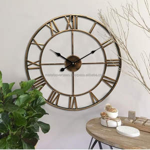 High Quality Handcrafted Metal <b>Wall</b> <b>Clocks</b> With <b>Unique</b> Designs for Modern and Traditional Style Home Interiors - Product Image 2