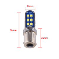 Ampoule de signal Led T20 pour voiture 1156 BA15S 1157 3156 3157 7440 7443 Lampe de recul Canbus Ampoules de frein