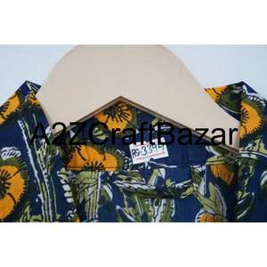 Kimono japonais fait main, style féminin, design floral imprimé, manches mi-longues, confortable, 100 % coton pur, robe kimono - Product Image 5