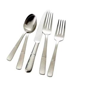 Cubiertos Premium, juego de cubiertos reutilizables de acero inoxidable y Plata Mate, cubiertos a granel para Hotel de alta calidad, tenedor elegante, cuchillo, cuchara - Product Image 1