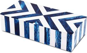 กล่องเก็บของหรูหรา MDF และเรซิ่นฝังลาย ขายดี กล่องจัดระเบียบเครื่องประดับแบบกำหนดเอง กล่องเก็บของตกแต่งรุ่นล่าสุด - Product Image 5