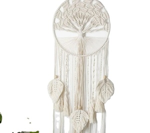 Atrapasueños de Moda para Colgar en la Pared, Estilo Boho, Árbol de la Vida Familiar, Hecho a Mano con Ratán, Atrapasueños Boho para Dormitorio, Regalo para el Día de la Madre - Product Image 1