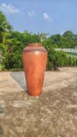 BONAMALI TIERRA Pot de fleurs en fibre de verre de qualité supérieure, finition rustique écologique, pour la maison, le jardin, l'intérieur et l'extérieur