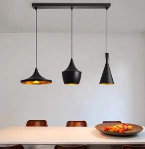 Wide Coverage Metal Hanging Lamp Perfect For <b>Dining</b> Table <b>Lighting</b> With Even And Comfortable Illumination - Product Image 1