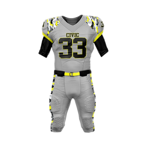 Uniformes personalizados de fútbol americano, Manga corta transpirable, características de talla grande para jugadores - Product Image 6