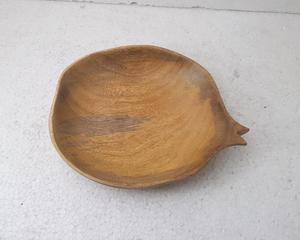 Ensaladera de madera y resina de nuevo diseño para uso multiusos, cuenco para servir, platos, diseño de hoja de madera de mango, cuenco, platos de vajilla - Product Image 3