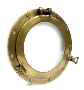การเดินเรือโบราณ Porthole รอบหน้าต่างกระจกเรือทะเลเรือ Porthole ตกแต่ง - Product Image 2