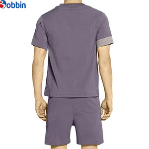 Nuevo Conjunto Deportivo de Manga Corta Personalizado para Hombre de Talla Grande, Traje Deportivo Informal de Verano, Traje de Pantalones Cortos Informales - Product Image 6