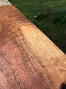 Tabla de cortar de madera rectangular grande con cuchillo para queso de acero inoxidable, bloque de carnicero de superficie lisa para restaurantes y hoteles - Product Image 5