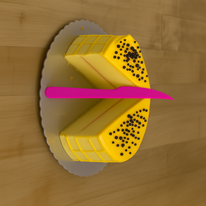 Beaux couteaux jetables en papier biodégradable rose vif de 155 mm, sans BPA, compatibles micro-ondes, vaisselle écologique, à emporter - Product Image 4