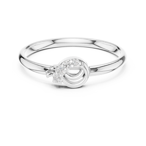 Amorise jewels 10K Stylish Daily Wear <b>Ring</b> with <b>Crystal</b> Stones - Product Image 3