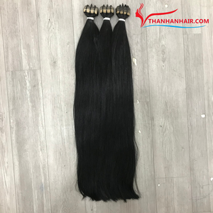 ¡Venta Flash! Doble dibujado hueso recto Vietnam cabello teñido cabello virgen cabello humano Contáctenos mejor precio al por mayor - Product Image 3