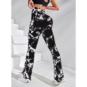 Nouveau logo personnalisé imprimé femmes Leggings Fitness Gym Yoga porter femmes vêtements meilleure qualité femmes Legging pour la vente Service OEM - Product Image 4
