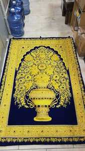 Zari Zardozi Royal Jewel Tapis et tenture murale Art traditionnel exquis pour la décoration intérieure Matériau en tissu - Product Image 4